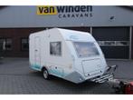 Eifelland Holiday 350 Luifel-Fietsenrek-2001, Caravans en Kamperen, Caravans, Dwarsbed, Eifelland, 500 - 750 kg, Schokbreker
