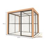 Aluminium kippenren Olivia, Dieren en Toebehoren, Pluimvee | Toebehoren, Ophalen of Verzenden, Nieuw, Kippenhok of Kippenren