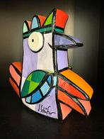 Jacqueline Schäfer - 'Vreemde Vogel' - Gesigneerd !, Antiek en Kunst, Ophalen of Verzenden