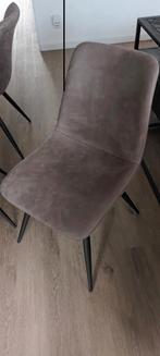 Set van 4 grijze eetkamerstoelen, Huis en Inrichting, Ophalen