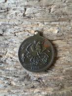 1909 koning Edward VII bronzen medaille, Postzegels en Munten, Ophalen of Verzenden, Brons, Nederland