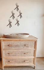 Set luxe gouden libellen behang muurstickers, Ophalen of Verzenden, Nieuw, Wanddecoratie