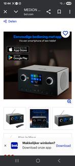 Medion Internetradio met App Bediening, Ophalen of Verzenden, Zo goed als nieuw, Radio, Met cd-speler