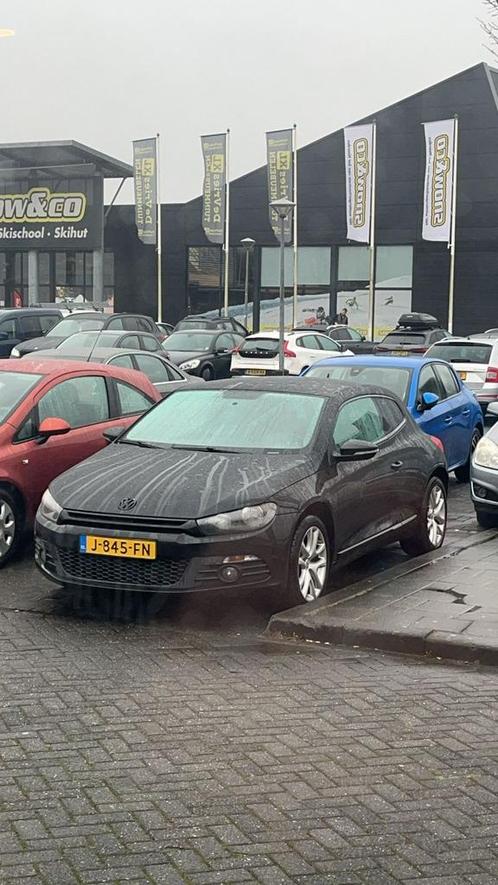 Volkswagen Scirocco Turbo 1.4 TSI 118KW 2009 Zwart, Auto's, Volkswagen, Particulier, Scirocco, Airbags, Airconditioning, Centrale vergrendeling
