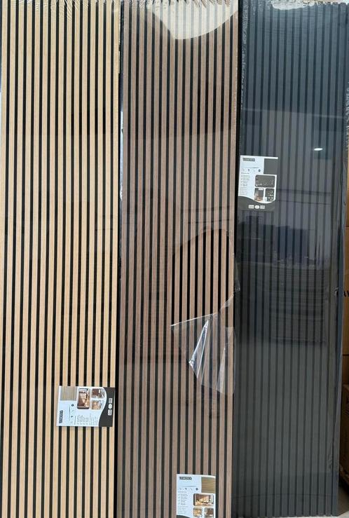 Akoestische wandpanelen | lattenwand alle 3 kleuren nieuw, Huis en Inrichting, Woonaccessoires | Kamerschermen, Nieuw, Ophalen