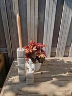 Set van 2 Nieuwe Kaarsenhouders, Ophalen of Verzenden, Nieuw, Overige materialen, Minder dan 25 cm