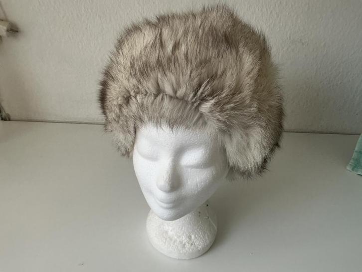 Bontmuts, gemêleerd, wit, beige, l,grijs. Nog nieuw, Kleding | Dames, Hoeden en Petten, Zo goed als nieuw, 55 cm (S, 6⅞ inch) of minder