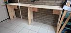 Sidetabel van onbewerkt stijgerhout, Huis en Inrichting, Tafels | Sidetables, Ophalen, 200 cm of meer, Zo goed als nieuw, 25 tot 50 cm