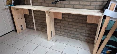 Sidetabel van onbewerkt stijgerhout, Huis en Inrichting, Tafels | Sidetables, Zo goed als nieuw, 25 tot 50 cm, 200 cm of meer