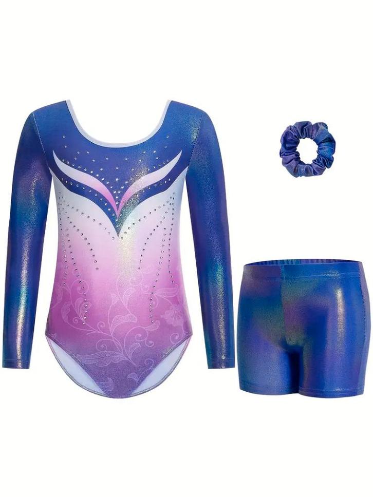 Turnpakje, turnbroekje paars 110 116 122 128 134 140 146 152, Sport en Fitness, Turnen, Nieuw, Turnpak(je), Kindermaat 146 t/m 176