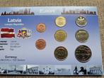 Muntset Letland lats UNC, Ophalen of Verzenden, Overige landen, Setje
