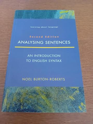 Analysing Sentences: an Introduction to English Syntax beschikbaar voor biedingen