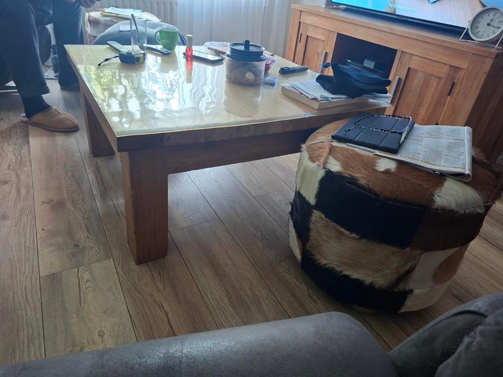 Teak houten meubels, Huis en Inrichting, Kasten | Buffetkasten, Ophalen, Gebruikt, Met deur(en), 200 cm of meer