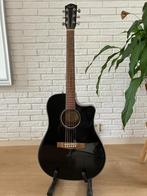 Fender CD-60SCE Black - Electroacoustic guitar, Zo goed als nieuw, Ophalen, Western- of Steelstringgitaar
