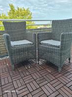 2 wicker tuinstoelen, Ophalen, Zo goed als nieuw, Wicker