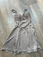 Feestelijk jurkje taupe maat 36 Steps, Bruin, Cocktailjurk, Ophalen of Verzenden, Zo goed als nieuw