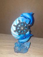 Dolfijnenbeeld met roer, Ophalen of Verzenden, Zo goed als nieuw, Dier