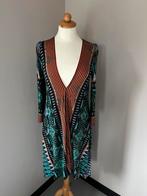 Turqoise by Daan jurk met fleurige print  mt 38 40, Maat 38/40 (M), Wit, Ophalen of Verzenden, Zo goed als nieuw
