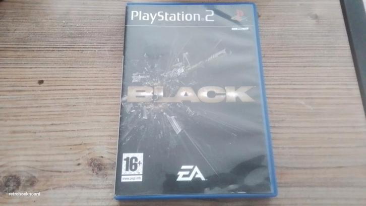 Black - PlayStation 2 (PS2), Spelcomputers en Games, Games | Sony PlayStation 2, Zo goed als nieuw, Shooter, 1 speler, Vanaf 16 jaar