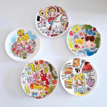 Blond Amsterdam 5x petit four / petitfours / kleine bordjes beschikbaar voor biedingen