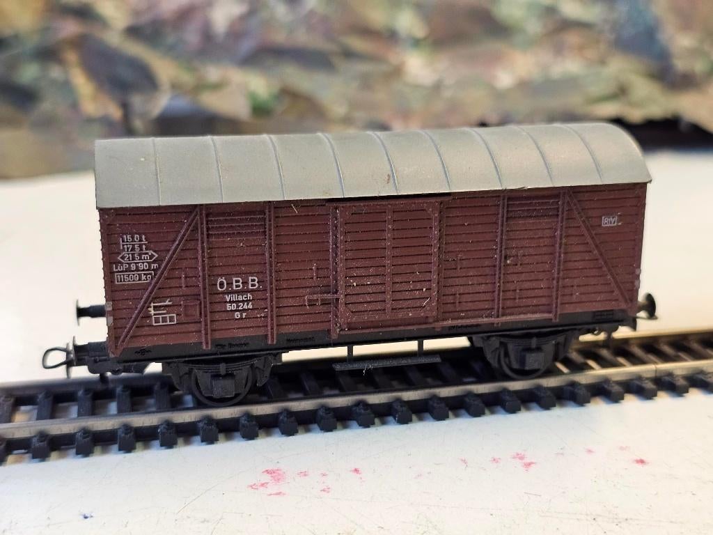 modeltrein H0 wagon OBB kleinbahn goederenwagen, Overige merken, Gebruikt, Gelijkstroom, Wagon