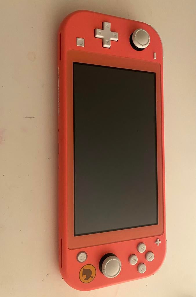 nintendo switch lite coral acnh editie, Overige genres, 1 speler, Ophalen of Verzenden, Zo goed als nieuw