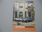 FT 585 FIAT Regata accessoires, 1984, folder, Ophalen of Verzenden, Zo goed als nieuw, Overige merken