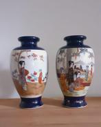 Japanse Satsuma vazen (2 stuks), Ophalen of Verzenden