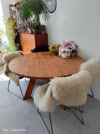 WOOOD ronde eettafel, Huis en Inrichting, Complete eetkamers, Ophalen, Gebruikt