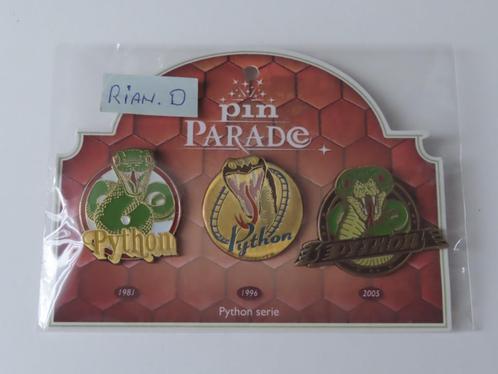 Efteling pin set Python nieuw in verpakking., Verzamelen, Efteling, Nieuw, Button of Speldje, Ophalen