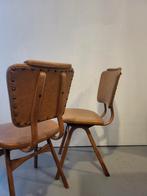 Vintage eetkamerstoelen, Huis en Inrichting, Stoelen, Ophalen, Zo goed als nieuw, Vier