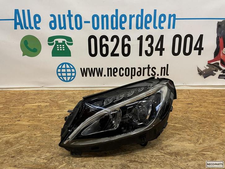 W205 HIGH LED KOPLAMP LINKS ORIGINEEL A2059062504 ORIGINEEL, Auto-onderdelen, Verlichting, Mercedes-Benz, Gebruikt, Ophalen of Verzenden