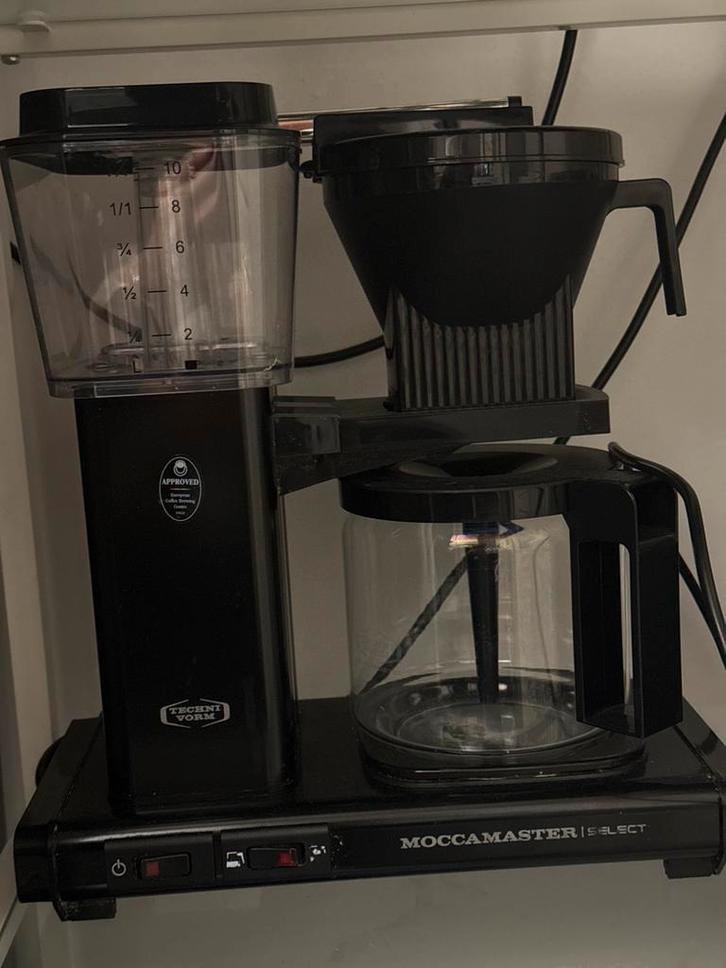 Moccamaster Select Koffiemachine Black, Witgoed en Apparatuur, Koffiezetapparaten, Gebruikt, Gemalen koffie, Koffiemachine, 4 tot 10 kopjes