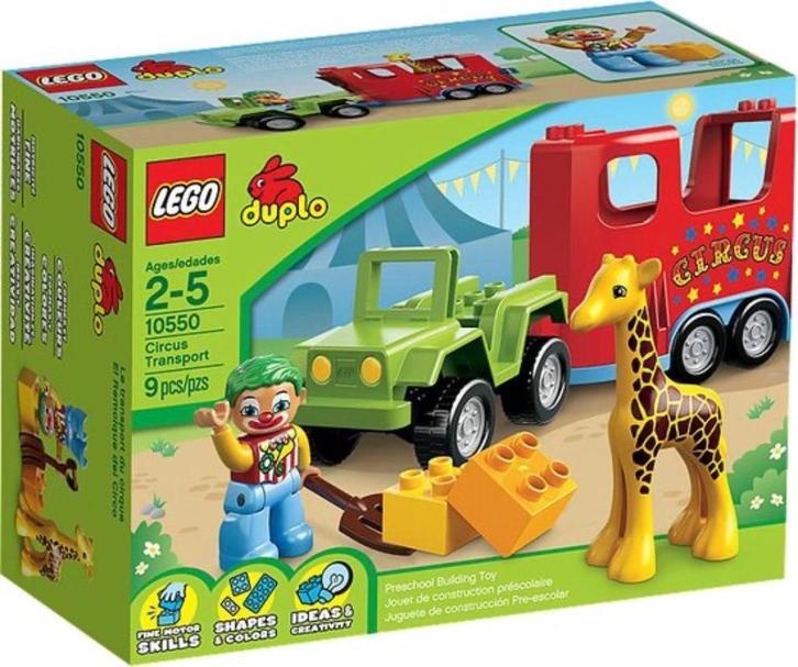 LEGO DUPLO Circustransport 10550 - NIEUW, Kinderen en Baby's, Speelgoed | Duplo en Lego, Nieuw, Duplo, Complete set, Ophalen of Verzenden