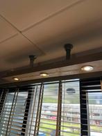 Steigerhouten lampen set, Ophalen, Zo goed als nieuw, Hout, Industrieel