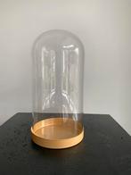 Stolp Glass bell jar Ø10x20,5cm apricot, Veens Living, Nieuw, Elst, Info@veensliving.nl