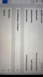 iPad 6e generatie - gebruikt- 128GB, Computers en Software, Apple iPads, 10 inch, Gebruikt, Apple iPad, Ophalen of Verzenden