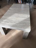 Mooie salontafel met grijslook afwerking, Ophalen, Overige materialen, 100 tot 150 cm, 50 tot 100 cm