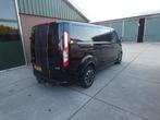 Ford Transit Custom 320 2.0 TDCI L2H1 Sport *dub.schuifdeur*, Auto's, Bestelauto's, 15 km/l, 4 cilinders, Leder en Stof, Bedrijf