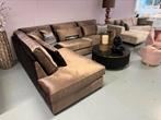 Luxe Velvet Hoekbank Pocket 250x310cm Luxury Brown NEW Uniek, Info@oosterbaanwonen.nl, Hoekbank, Ophalen of Verzenden, Venus 31 8448 CE Heerenveen