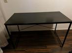 Zwarte bureau tafeltje JYSK, Huis en Inrichting, Tafels | Sidetables, Ophalen, 50 tot 100 cm, Zo goed als nieuw, 25 tot 50 cm