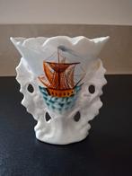 Antieke Scheepjes Vaas Porselein, Antiek en Kunst, Ophalen of Verzenden