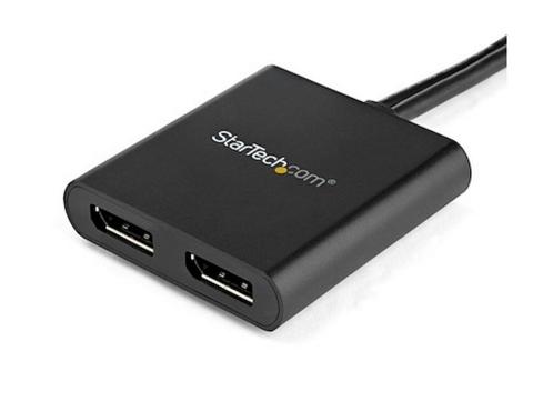 Dual-Monitor DisplayPort 1.2 Splitter., Computers en Software, Pc- en Netwerkkabels, Gebruikt, Ophalen of Verzenden