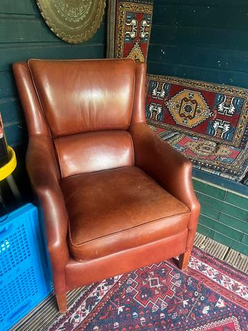 Schapenleren fauteuil, design Bendic beschikbaar voor biedingen