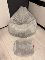 Big Bertha loungepug gaming zitzak, Huis en Inrichting, Zitzakken, Ophalen, Zo goed als nieuw, Grijs, Zitzakstoel
