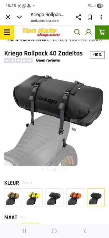 Kriega bagagerol 40 liter beschikbaar voor biedingen