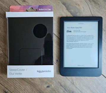 Mooie Kobo Clara HD ereader met nieuwe sleepcover  beschikbaar voor biedingen