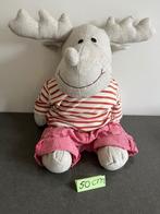 Grappige eland-knuffel (50 cm), Ophalen of Verzenden, Zo goed als nieuw, Overige typen