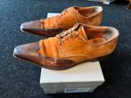Santoni schoenen, maat 9, Bruin, Ophalen of Verzenden, Santoni, Gedragen