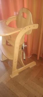 Blank houten Tiamo kinderstoel., Ophalen, Gebruikt, Meegroeistoel